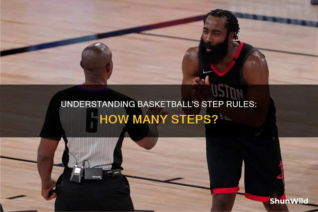 how many steps are u allowed to take in basketball