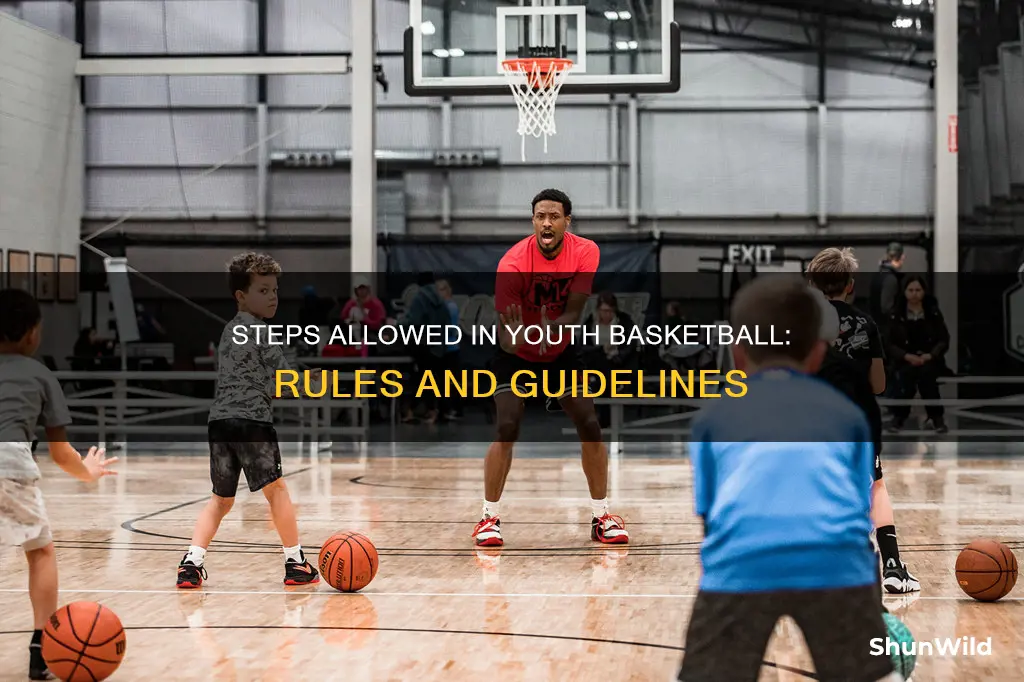 how many steps does youth basketball allow
