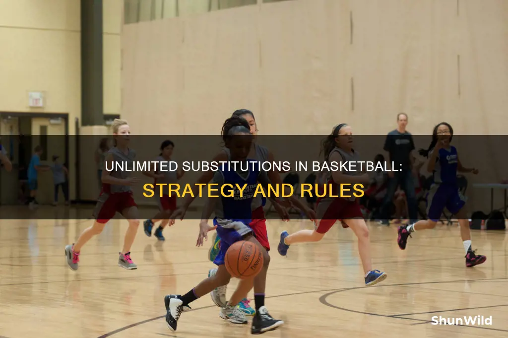 how many substitution in basketball