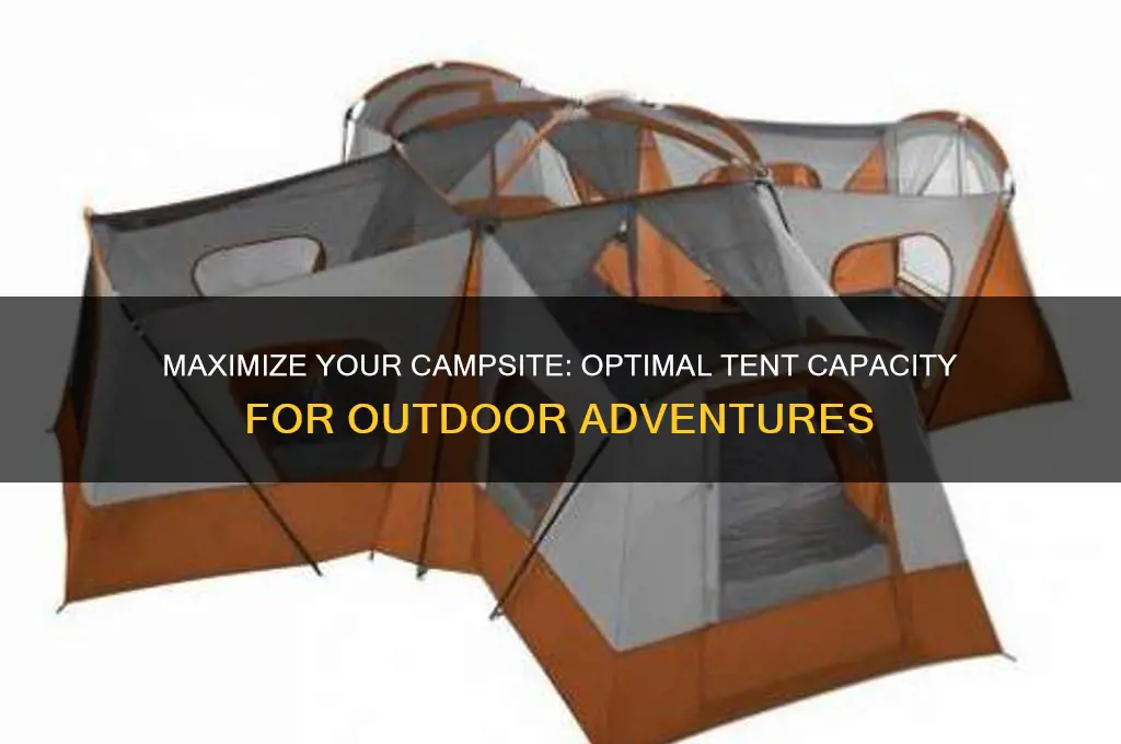 how many tents per campsite