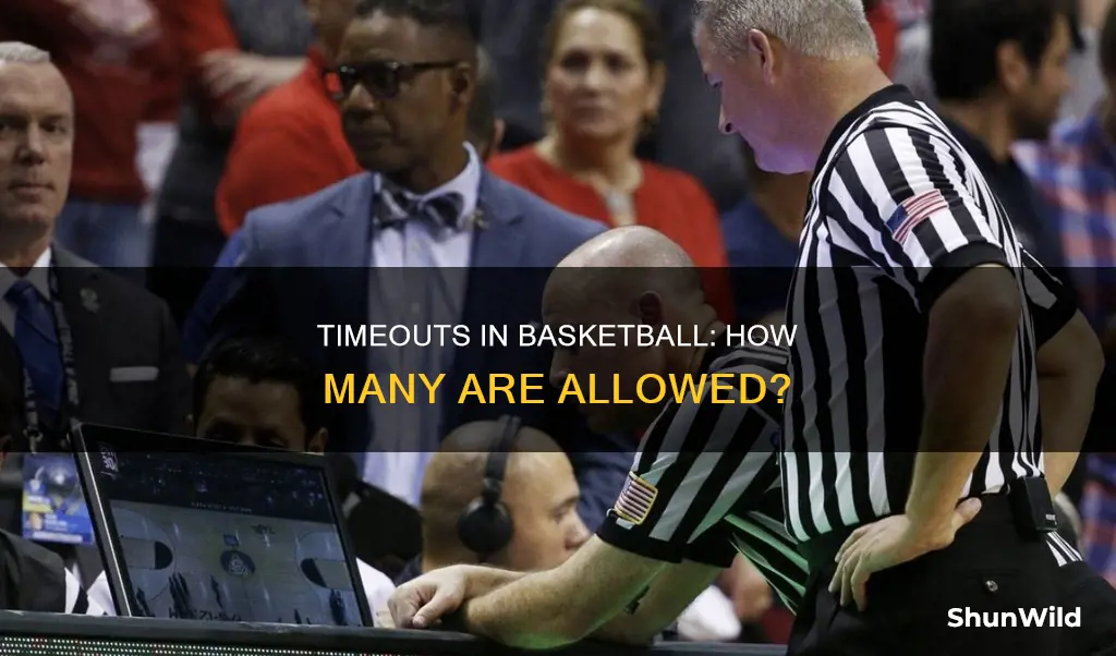 how many timeouts are allowed in basketball
