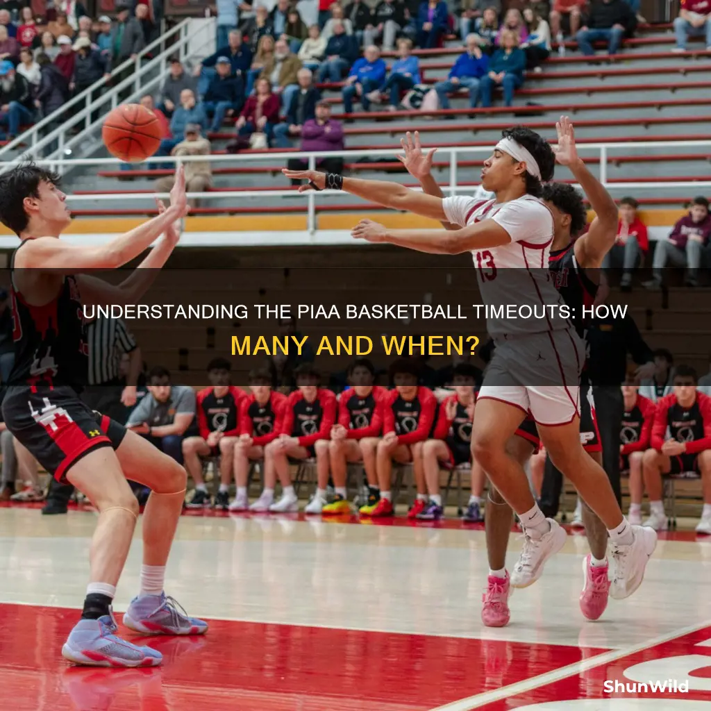 how many timeouts in piaa basketball