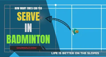 Serving in Badminton: How Many Times Can You Try?
