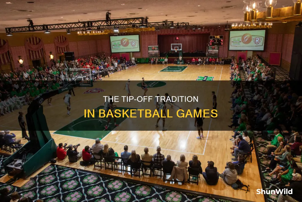 how many tip off in basketball