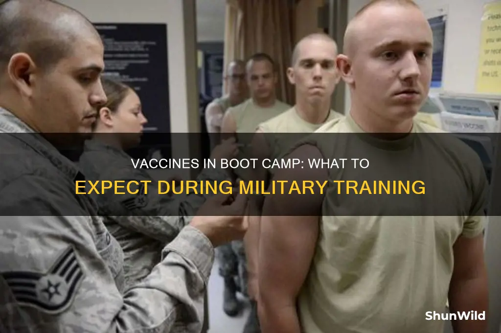 how many vaccines do you get in boot camp