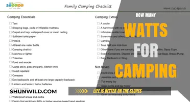 Powering Your Outdoor Adventure: Ideal Watts for Camping Essentials