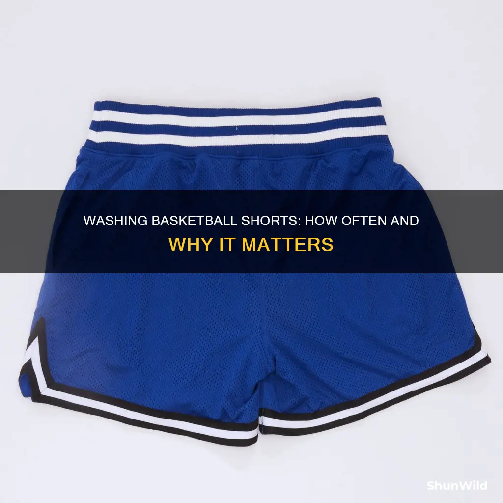 how many wears before washing basketball shorts