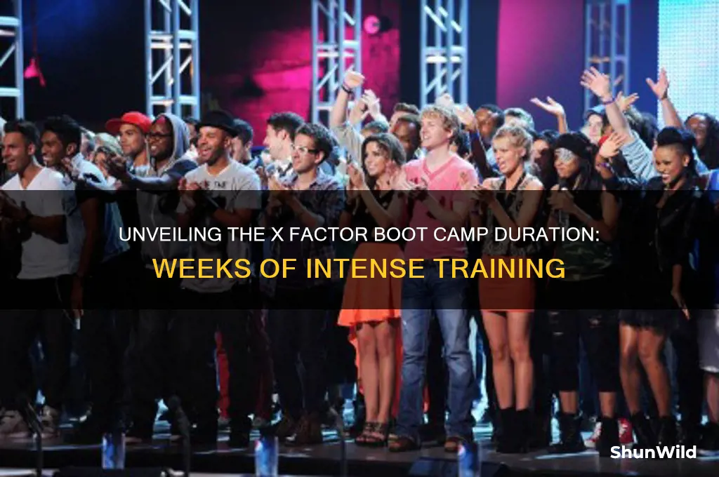 how many weeks is boot camp xfactor