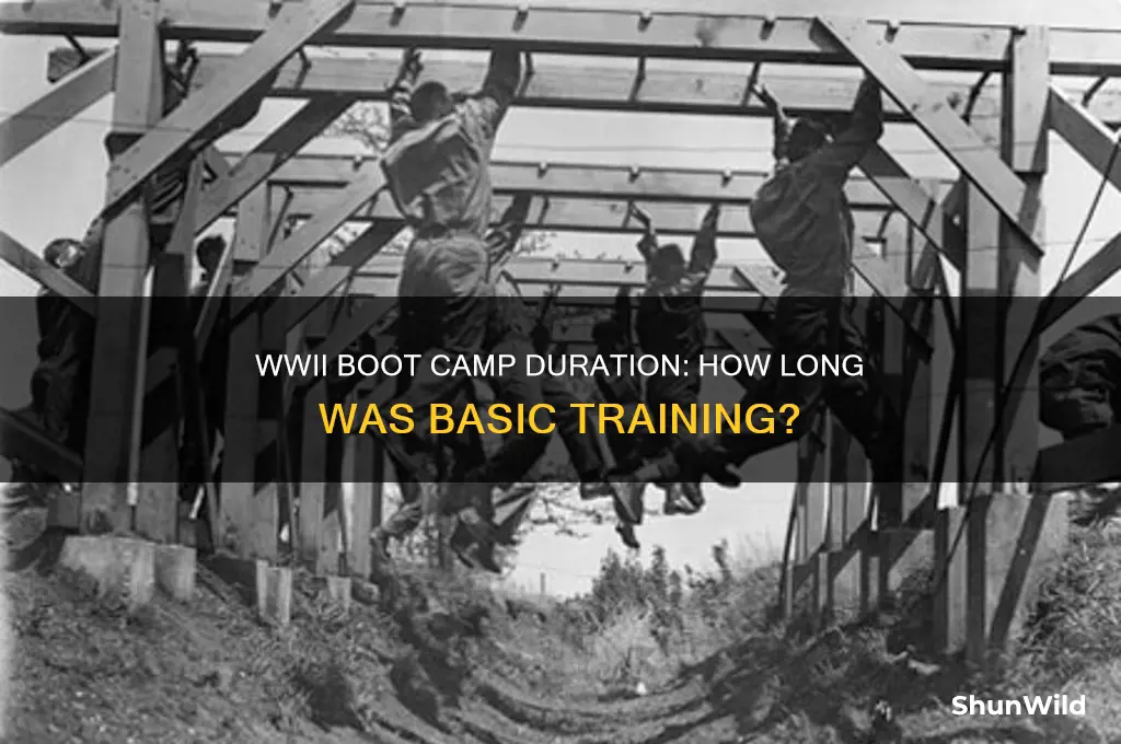 how many weeks was boot camp in ww2