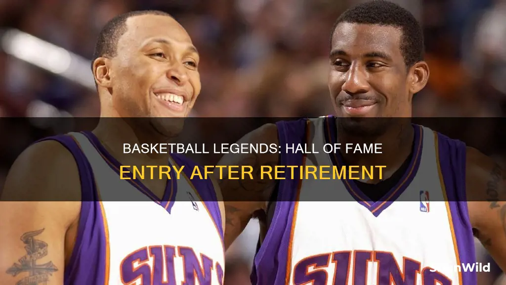 how many years after retirement basketball hall of fame