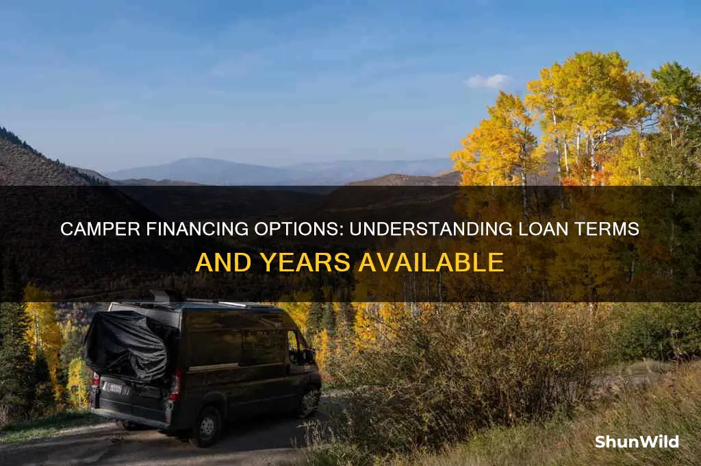 how many years can you finance a camper