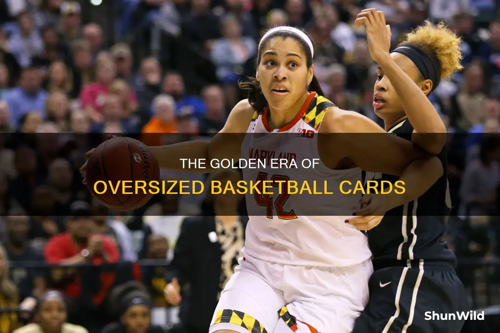 how many years did they produce the oversized basketball cards
