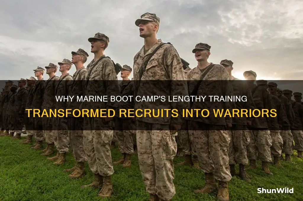 how marine boot camp ended up so long
