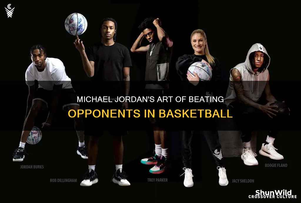 how michael jordan beat his man basketball
