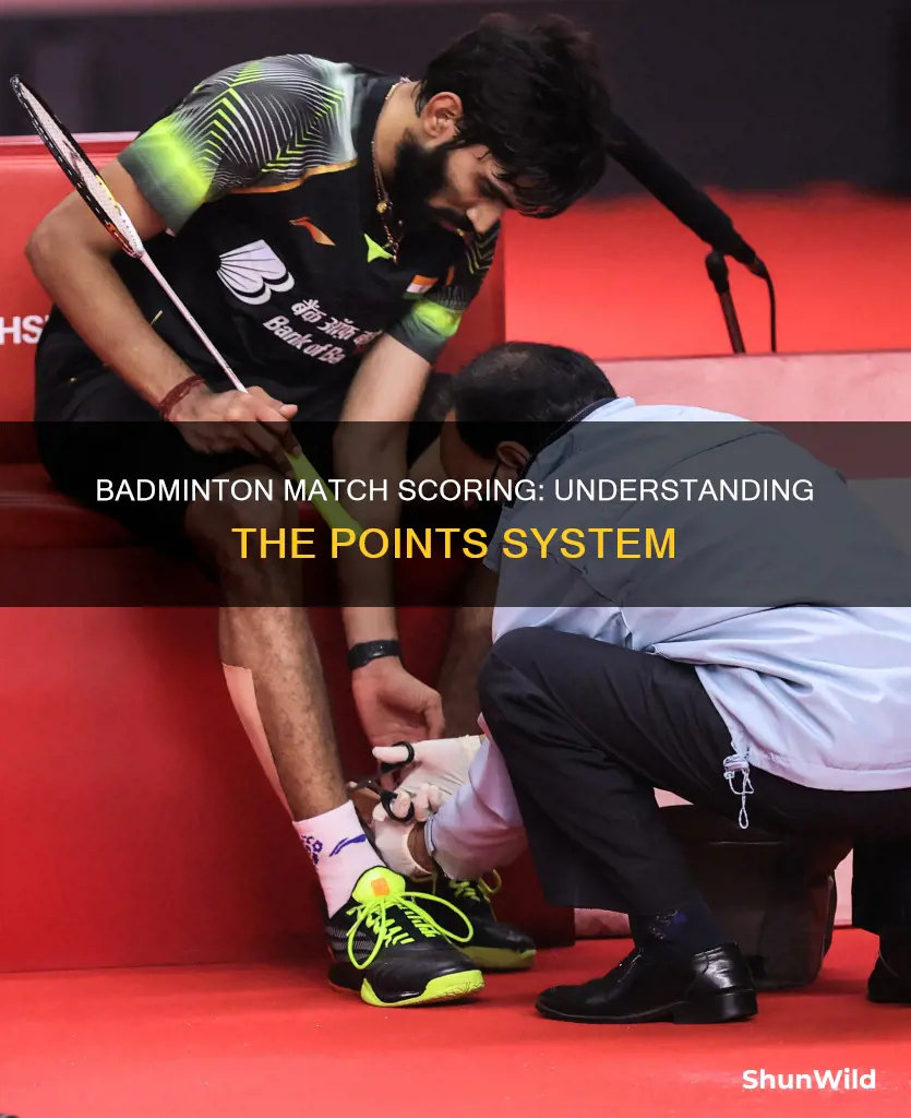 how mnay points are games played to in badminton