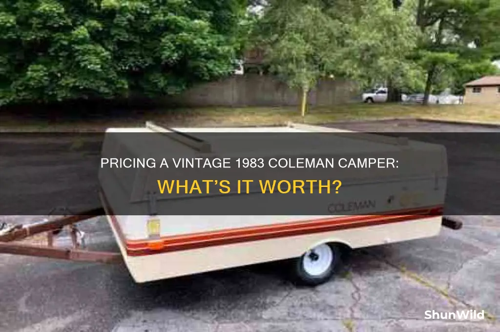 how much 4 a 1983 coleman camper