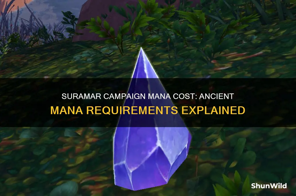 how much ancient mana for suramar camp aign