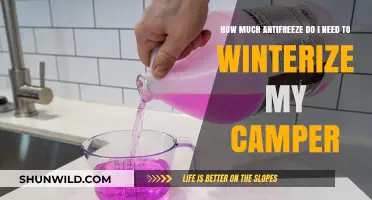 Winterizing Your Camper: Essential Antifreeze Quantity Guide