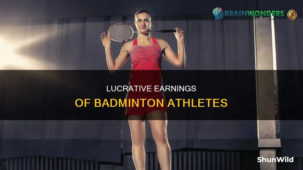 how much are badminton players paid