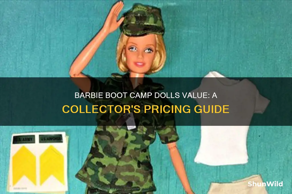 how much are barbie boot camp dolls worth