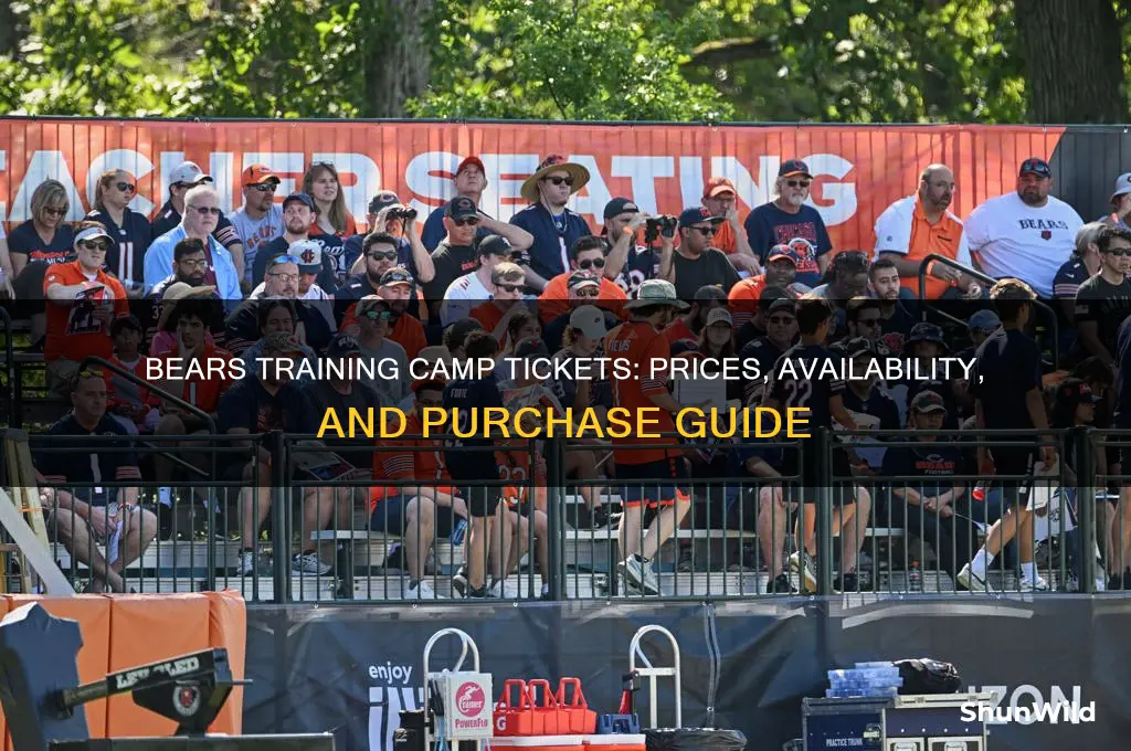 how much are bears training camp tickets