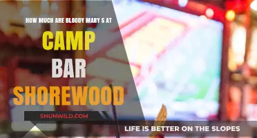 Camp Bar Shorewood Bloody Mary Prices: What to Expect