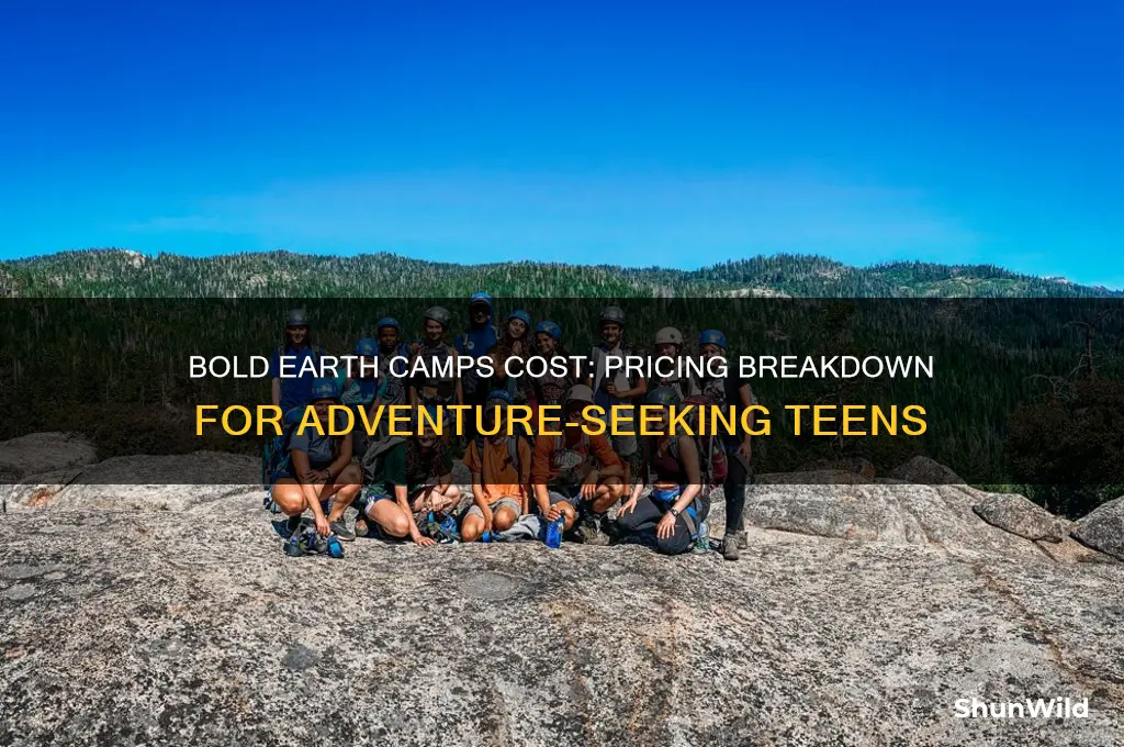how much are bold earth camps cost