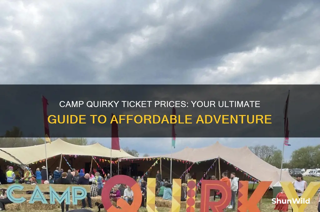 how much are camp quirky tickets