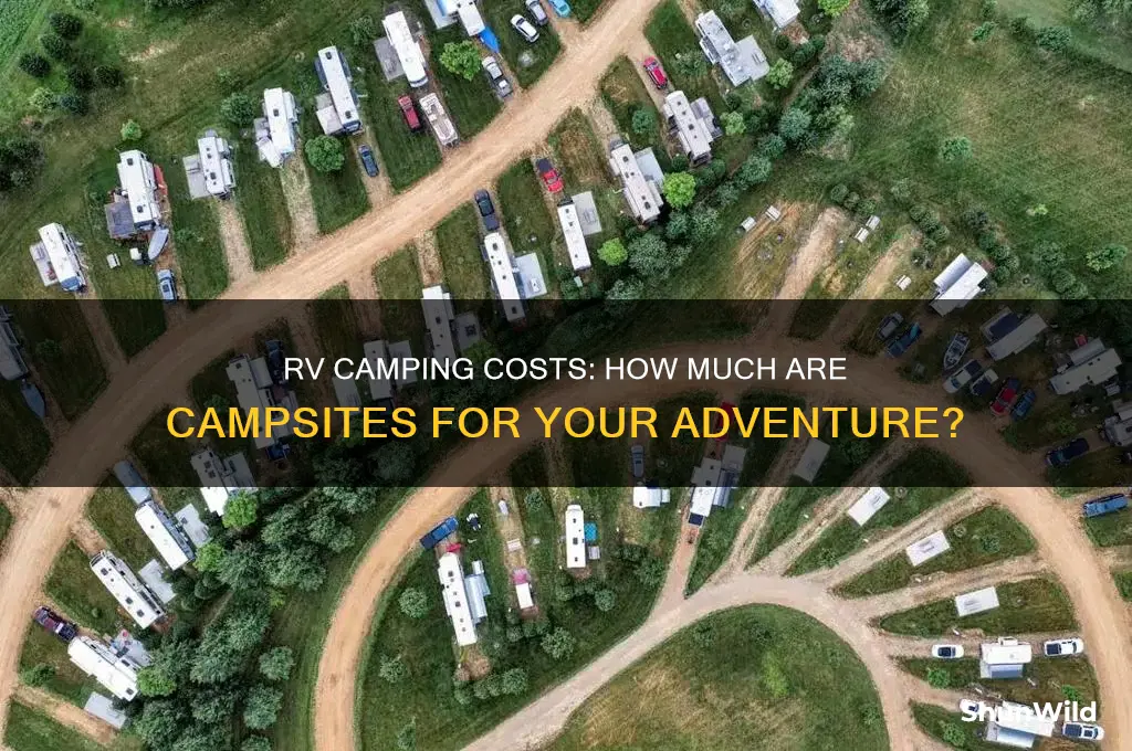 how much are camp sites for rv