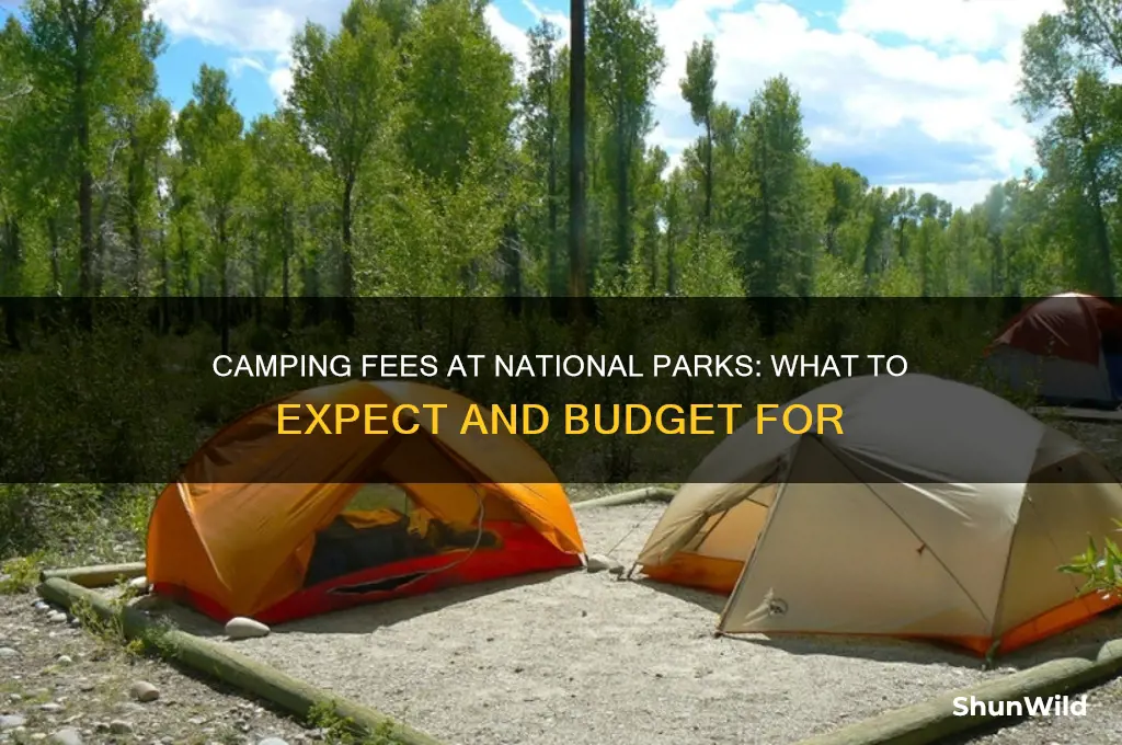 how much are camping fees at national parks