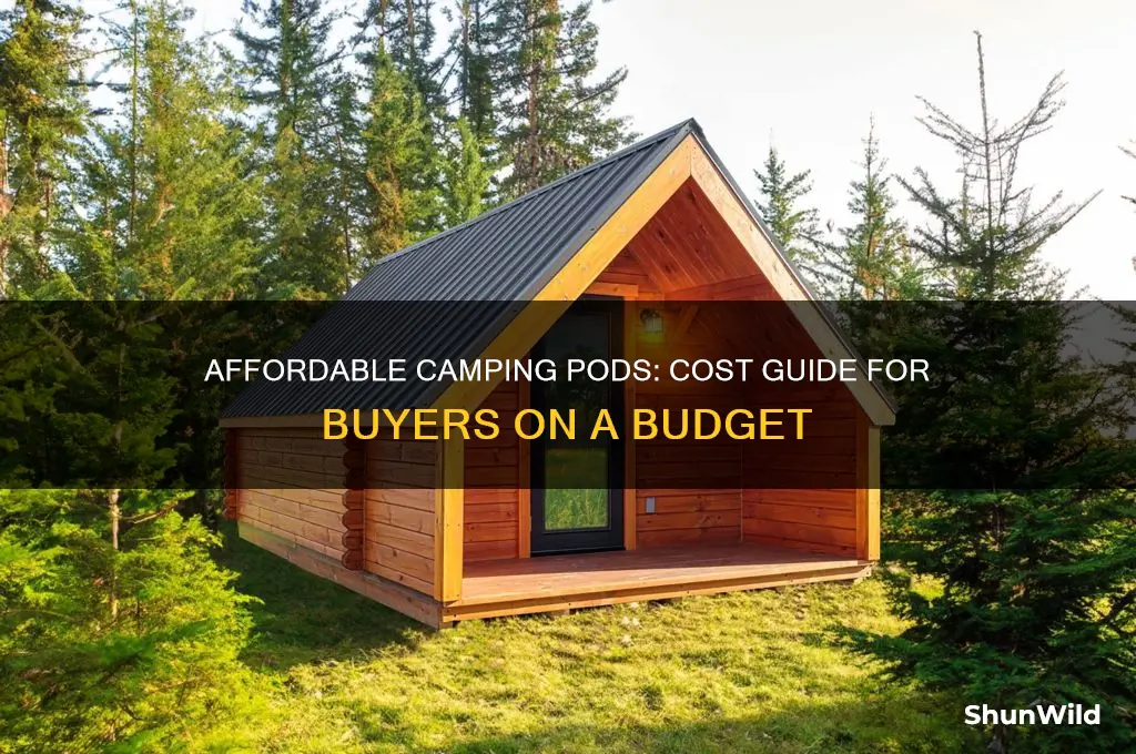how much are camping pods to buy