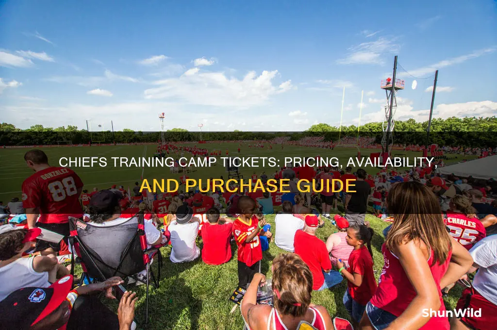 how much are chiefs training camp tickets