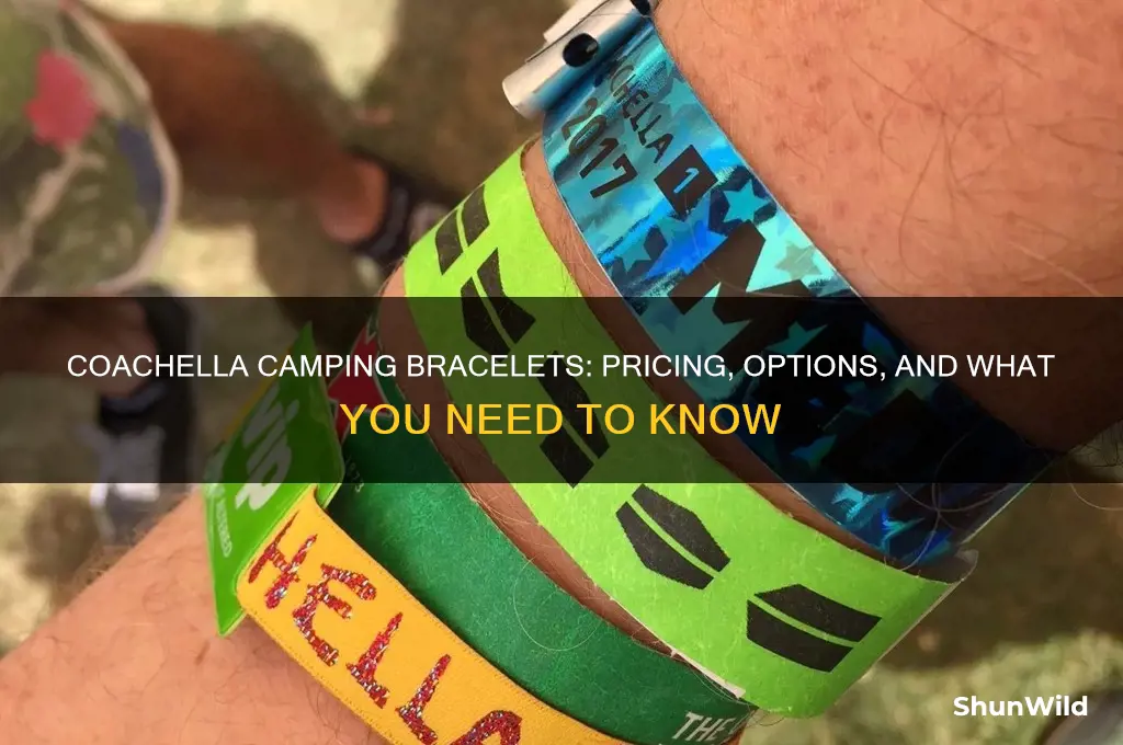 how much are coachell camping braclets