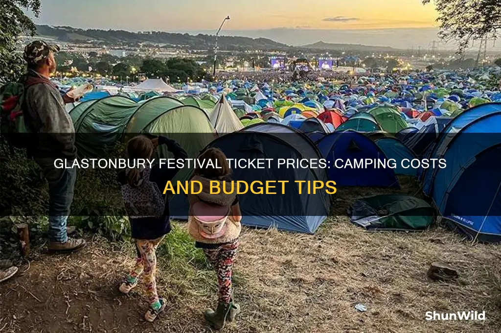 how much are glastonbury tickets with camping