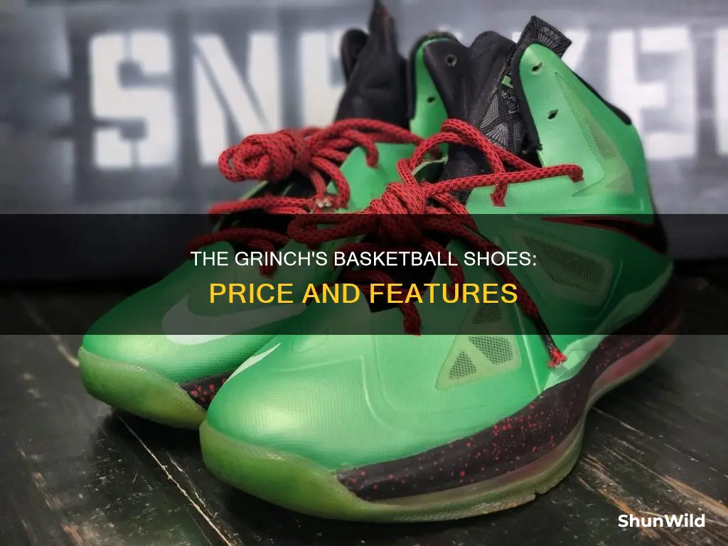 how much are grinch basketball shoes