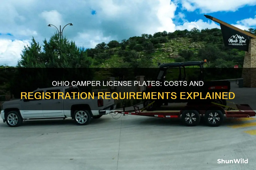 how much are license plates for a camper in ohio