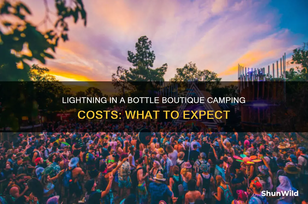 how much are lightning in a bottle boutique camping