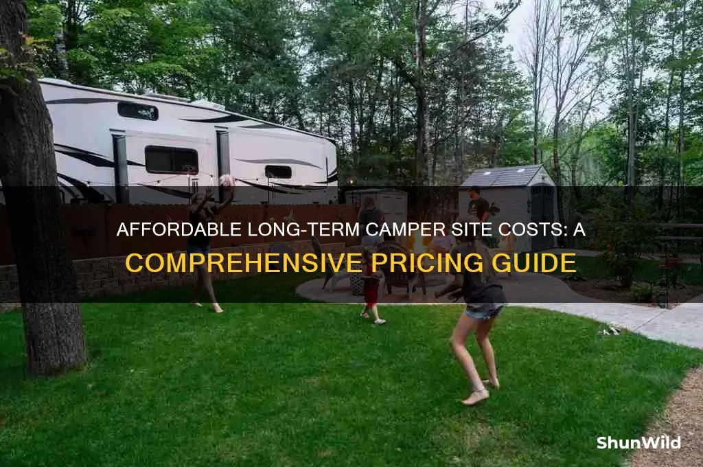 how much are long term camper sites