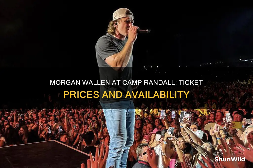how much are morgan wallen tickets at camp randall