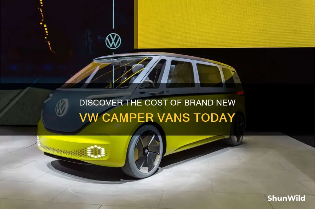 how much are new vw camper vans