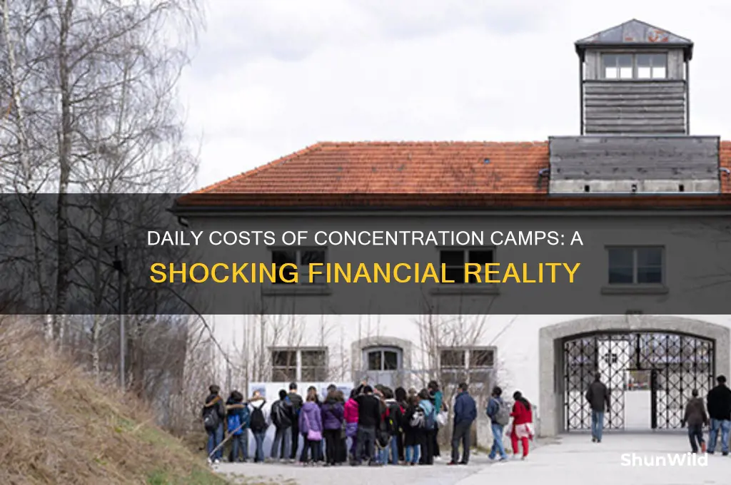 how much are we spending per day on concentration camps