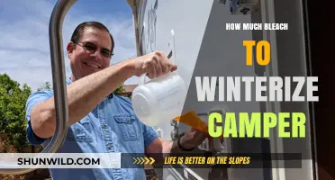Winterizing Your Camper: Bleach Quantity Guide for Safe Storage