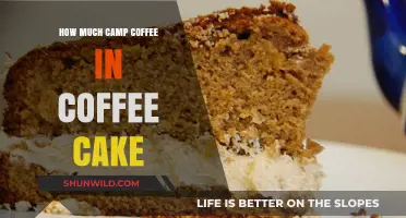 Camp Coffee in Coffee Cake: Perfect Amount for Delicious Flavor