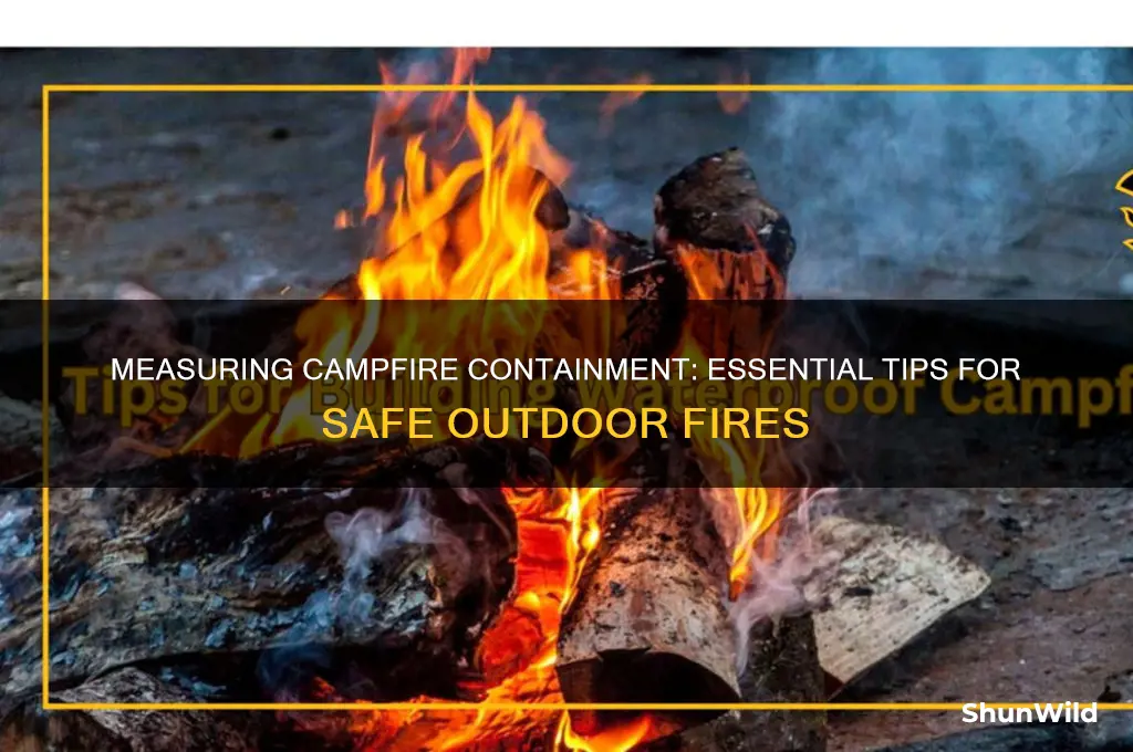 how much camp fire is contained