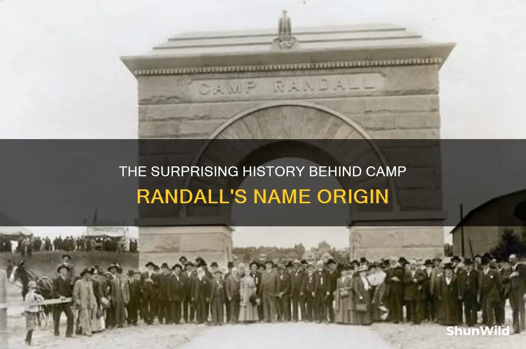 how much camp randall named after
