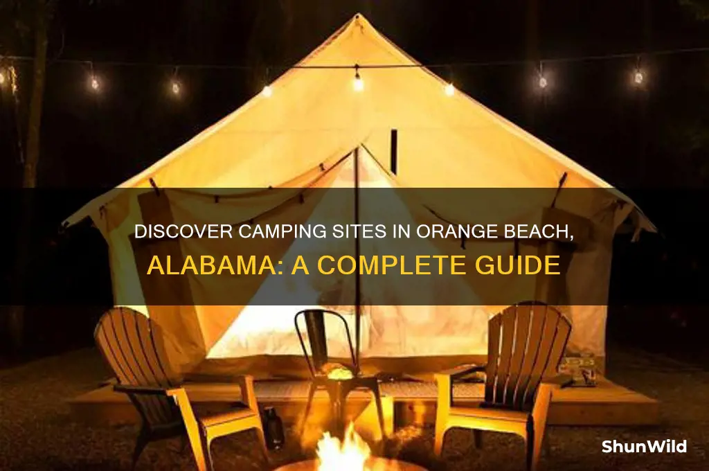 how much camping sites in orange beach alabama
