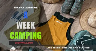 Essential Camping Wardrobe: Packing Smart for a Week in the Wild