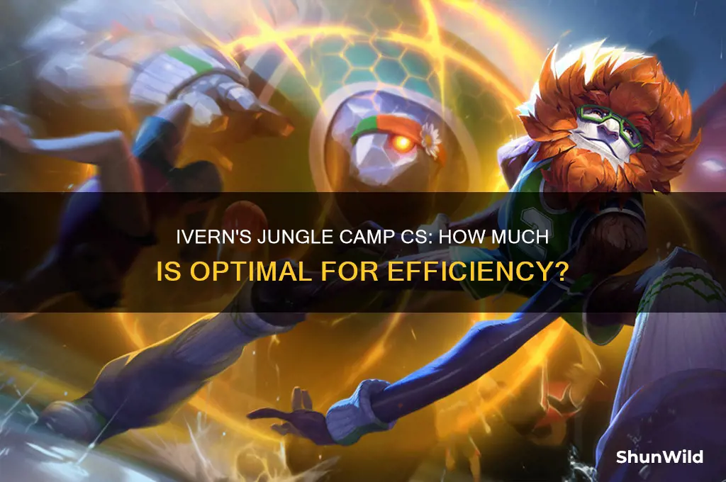 how much cs is a jungle camp for ivern