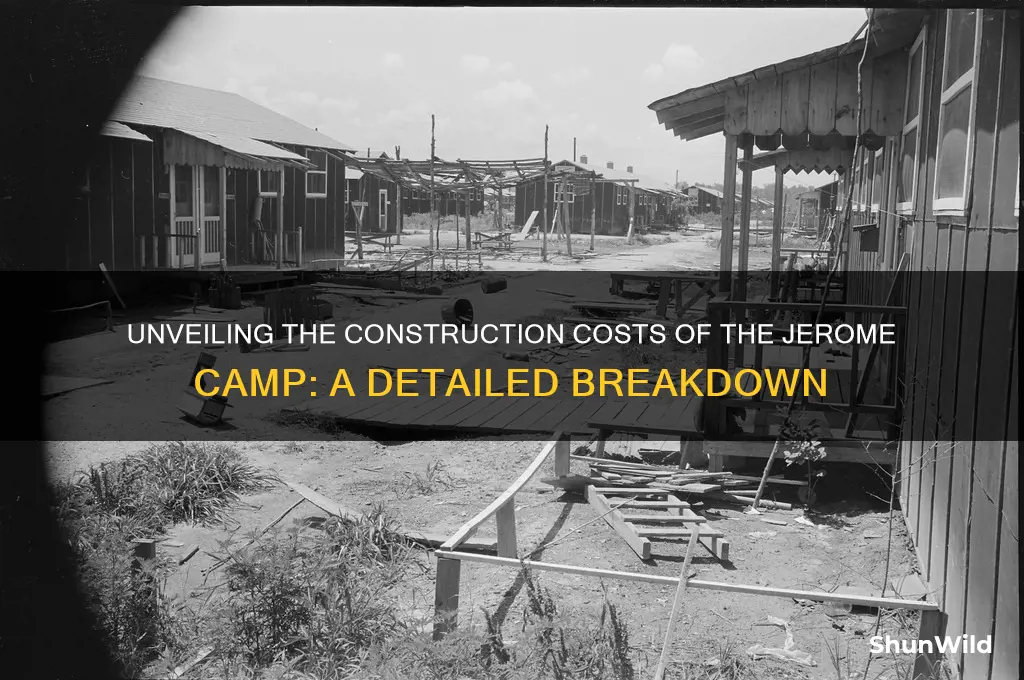 how much did it cost to build the jerome camp