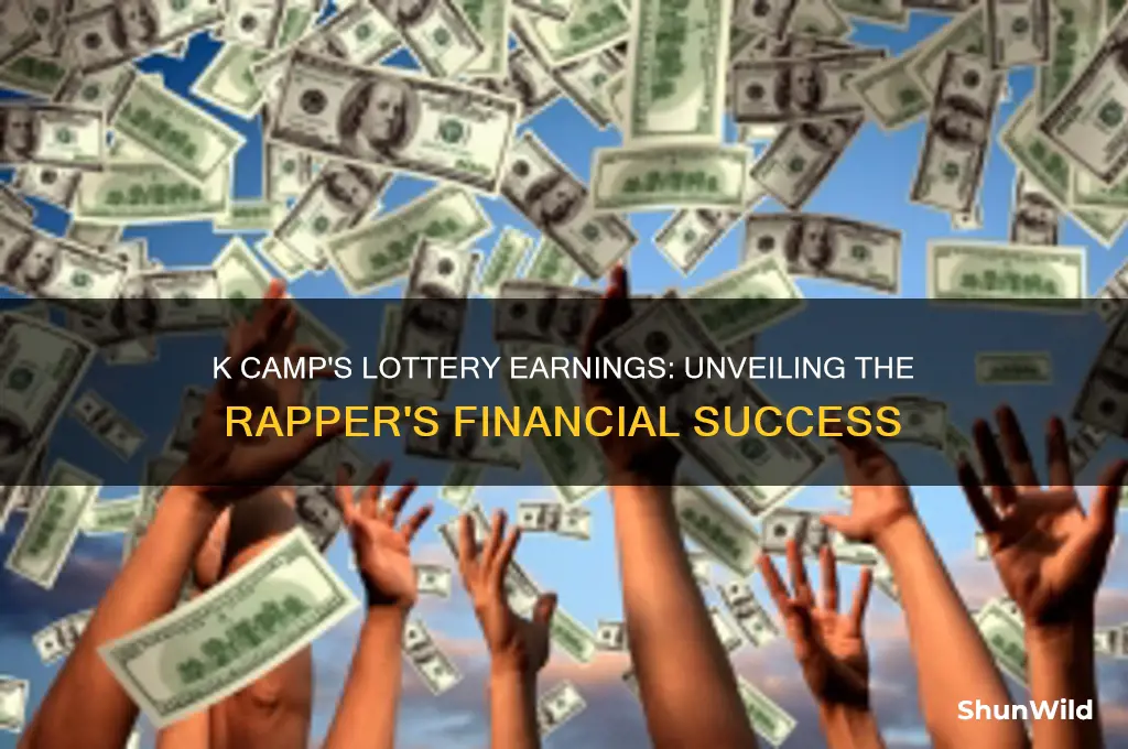 how much did k camp make off of lottery